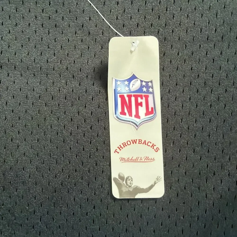 Mens Mitchell & Ness Pittsburgh Steelers Buzzer Short Sleeve Hoodie M - Picture 7 of 9